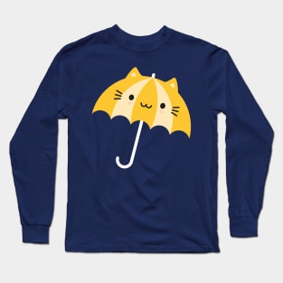 Kawaii Cat Umbrella Long Sleeve T-Shirt